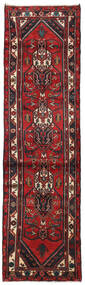 Hamadã Tapete 83X301 Oriental Feito A Mão Tapete Passadeira Vermelho Escuro/Preto (Lã, Pérsia/Irão)