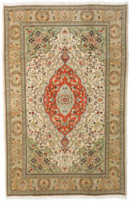 Tabriz Rug 187X290 Authentic Oriental Handknotted Light Brown/Dark Beige (Wool, Persia/Iran)