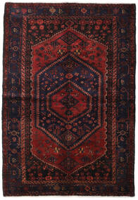 Hamadan Rug 153X227 Authentic Oriental Handknotted Dark Red (Wool, Persia/Iran)