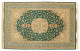 Tabriz 70 Raj silk warp signed: Ali mohammadi carpet VAC101