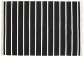 Tapis Dhurrie Stripe - Noir / Blanc CVD5207