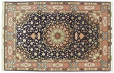 Tabriz 60 Raj silk warp Signed: Hassanzadeh carpet VEXN36