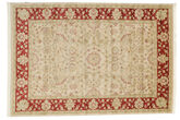 Farahan Ziegler - Beige / Rot Teppich RVD9706