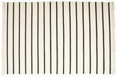 Dhurrie Stripe - Branco / Preto
