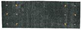 Gabbeh loom Two Lines - Sötétszürke / Zöld