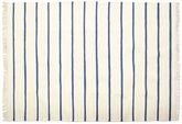 Dhurrie Stripe - Branco / Azul