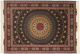 Tabriz#60 Raj silk warp Sighnet : Saii carpet AXVZC1019
