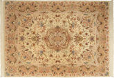 Tabriz#60 Raj silk warp carpet AXVZC1028