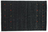 Gabbeh loom Two Lines - Black / Grey