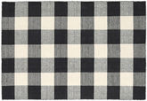 Check Kilim - Svart / Vit