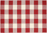 Check Kilim - Rød / Hvid