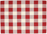 Check Kilim - Röd / Vit