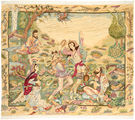 Tabriz 50 Raj with silk carpet AXVZZZY224
