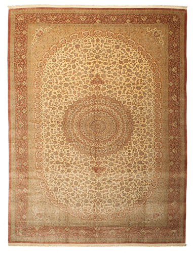 Tappeto Qum di seta firmato: Shirazi VAC18