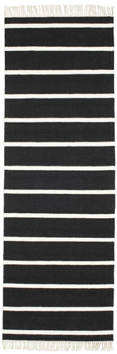 Dhurrie Stripe - Black / White carpet CVD5206