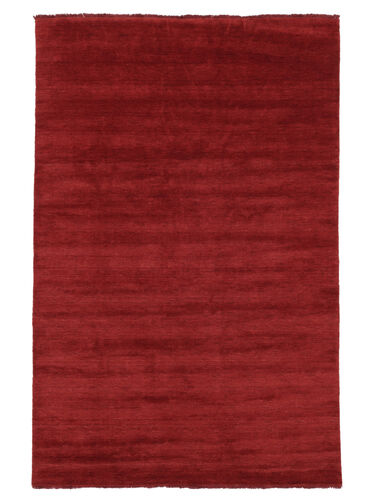 Tapis Handloom fringes - Rouge foncé CVD5259