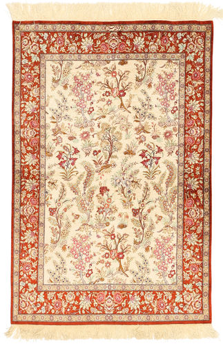 Ghom silke signert: Motvasel teppe XVZH56