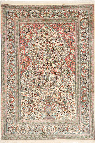 Koberec Kashmir čistá hedvábí MSA284