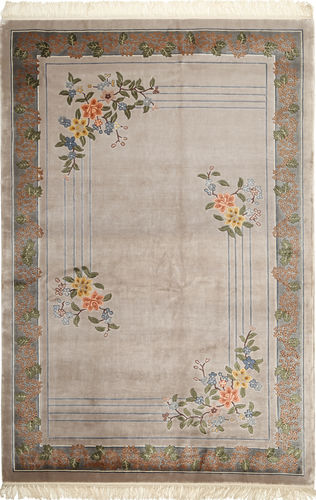Tapis Chinois art soie 120 Line FAZA29