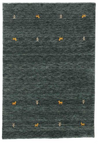 Alfombra Gabbeh loom - Gris Oscuro / Verde CVD15091