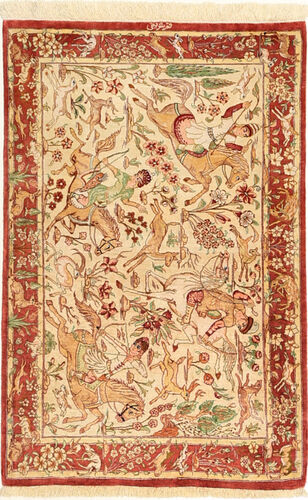 Ghom zijde tapijt AXVZC521