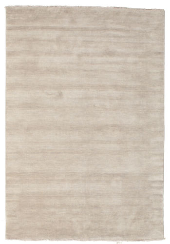 Χειροκίνητου αργαλειού fringes - Ανοιχτό γκρι / Μπεζ χαλι CVD16596