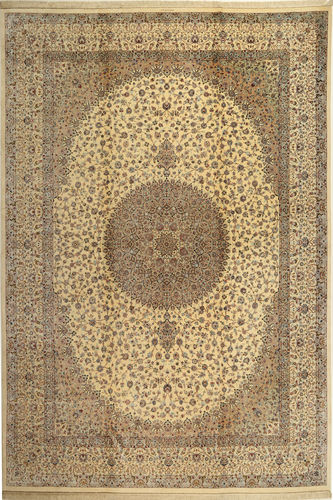 Keshan silkki : allekirjoitettu KASHAN FARSHE AMIN-matto AXVZR98