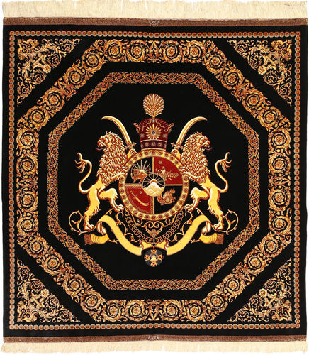 Alfombra Ghom de seda Sighned: Vafai AXVZZH25