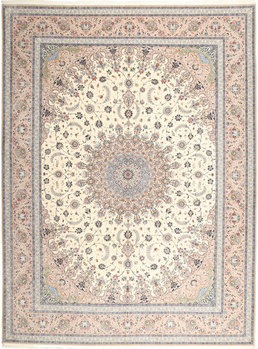 Isfahan silk warp carpet TBZZZI156
