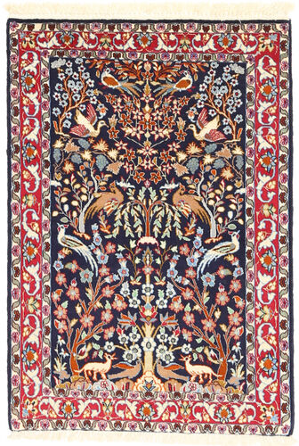 Isfahan silk warp carpet TBZZZI160