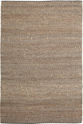 Rugvista 300X400 Tapis Uni Siri Jute Tiss La Main Marron Clair Gris 