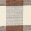 Check Kilim - Brunatny / White